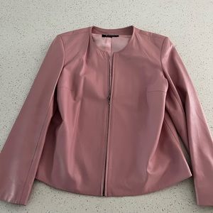 Workshop Rose Pink Leather Jacket (Preloved Vintage)
